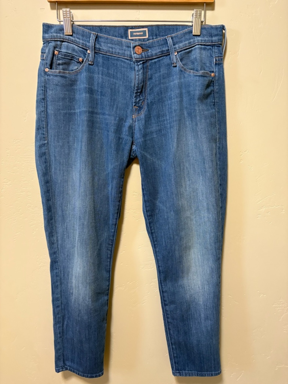Mother Jeans Size 28 Blue Denim Skinny Not Skinny Jeans